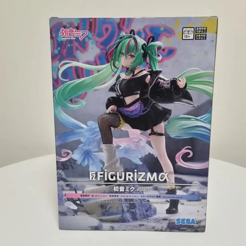 [BUNJANG] Sega Figure-ism Hatsune Miku Punk Figure (Sealed) / [미개봉]세가 피규어리즘 하츠네 미쿠 펑크 punk 피규어