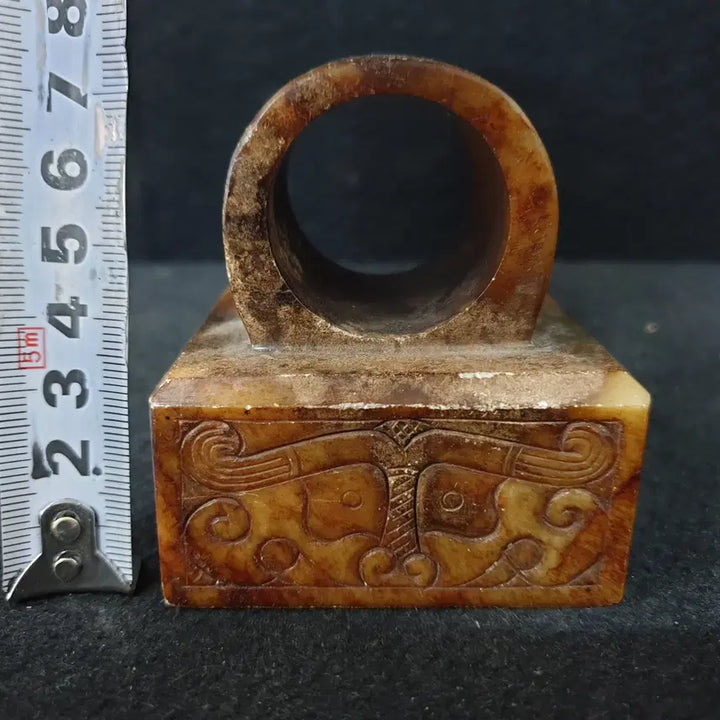 [BUNJANG] Spring and Autumn Period Excavated Huadian Jade Imperial Seal / (수원만물)출토 춘추시기 화전옥 옥새