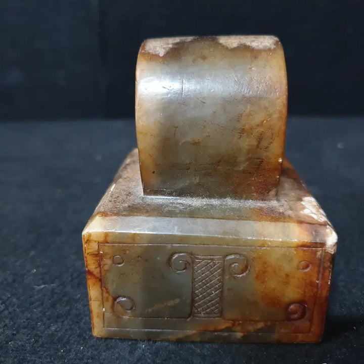 [BUNJANG] Spring and Autumn Period Excavated Huadian Jade Imperial Seal / (수원만물)출토 춘추시기 화전옥 옥새