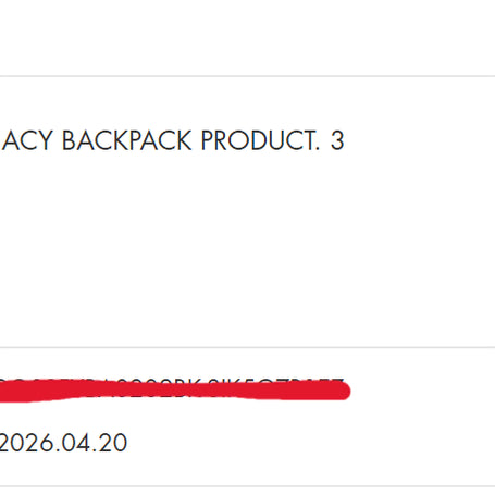 [SOLD OUT] 아더에러 백팩 Acy Backpack Product. 3판매합니다 미착용