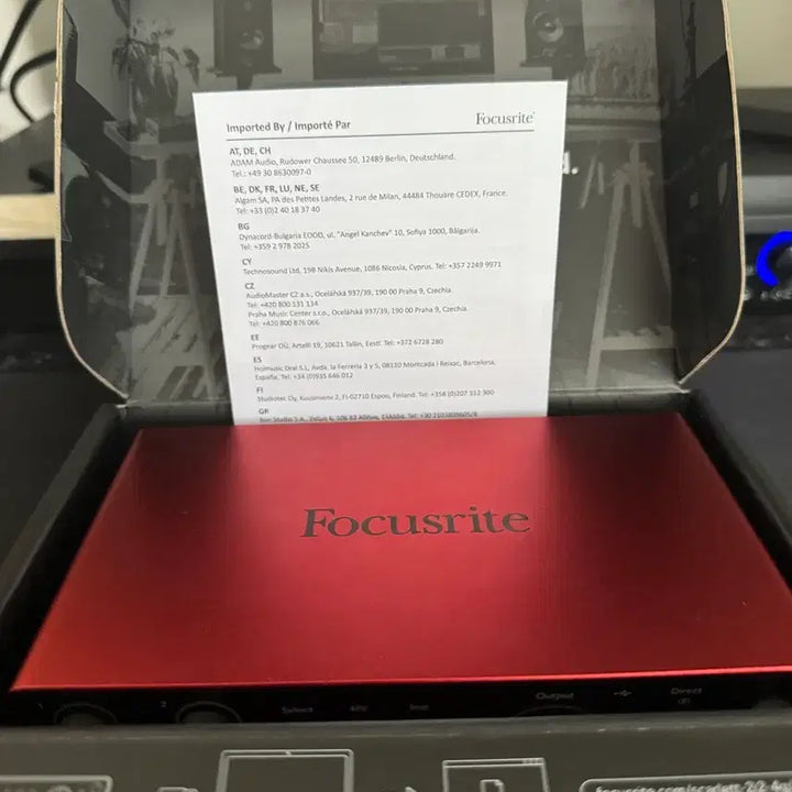 [SOLD OUT] 포커스라이트 스칼렛 2i2 4세대 풀박스
