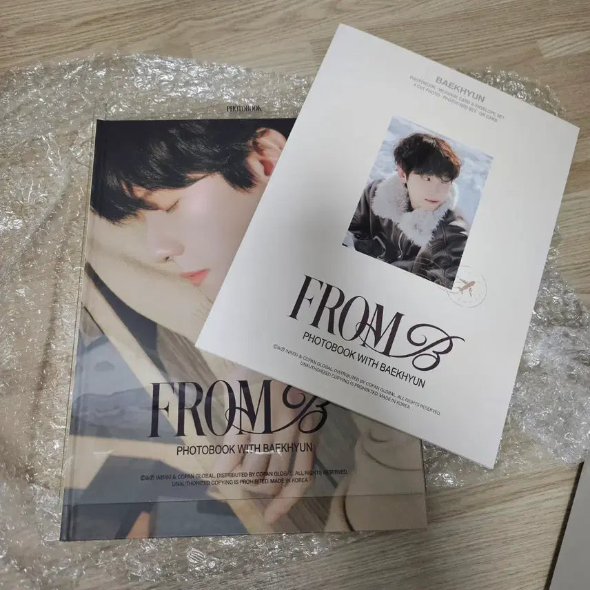 [BUNJANG] Baekhyun Swiss Photobook [FROM B] A&amp;B Bundle Set / 백현 스위스 포토북 [FROM B] A&amp;B버전 일괄