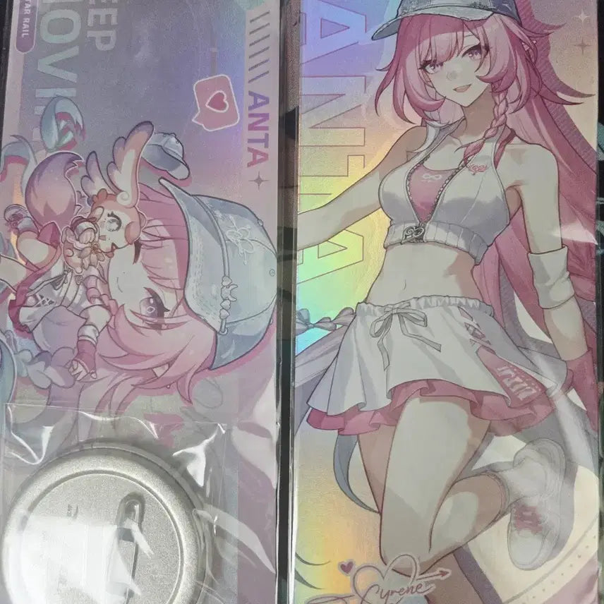 [BUNJANG] Honkai Star Rail Kirene ANTA Collab Ticket &amp; Badge Set / 붕괴 스타레일 키레네 anta 콜라보 티켓, 뱃지