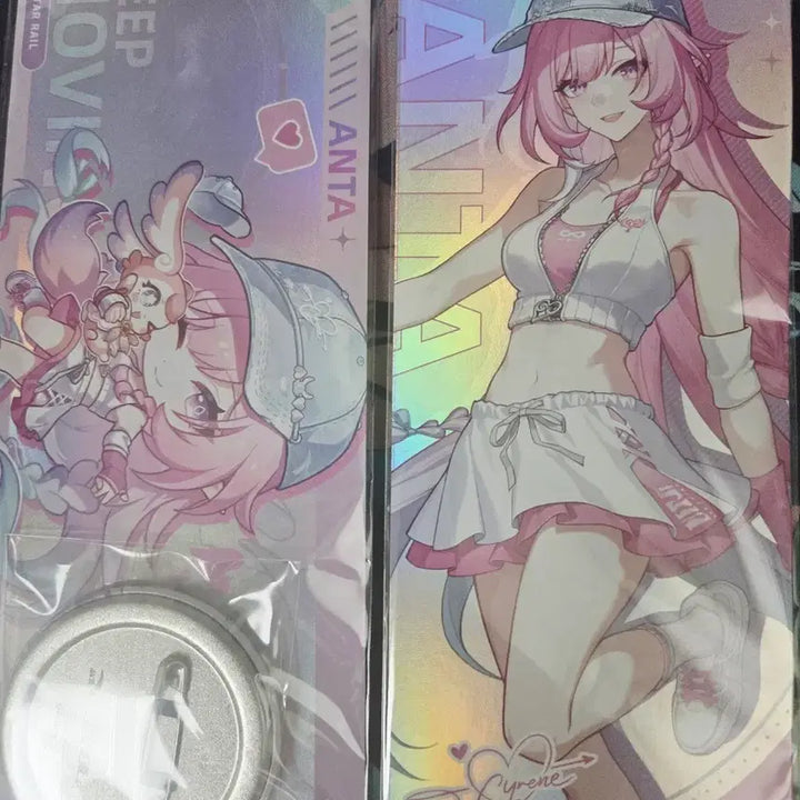 [BUNJANG] Honkai Star Rail Kirene ANTA Collab Ticket &amp; Badge Set / 붕괴 스타레일 키레네 anta 콜라보 티켓, 뱃지