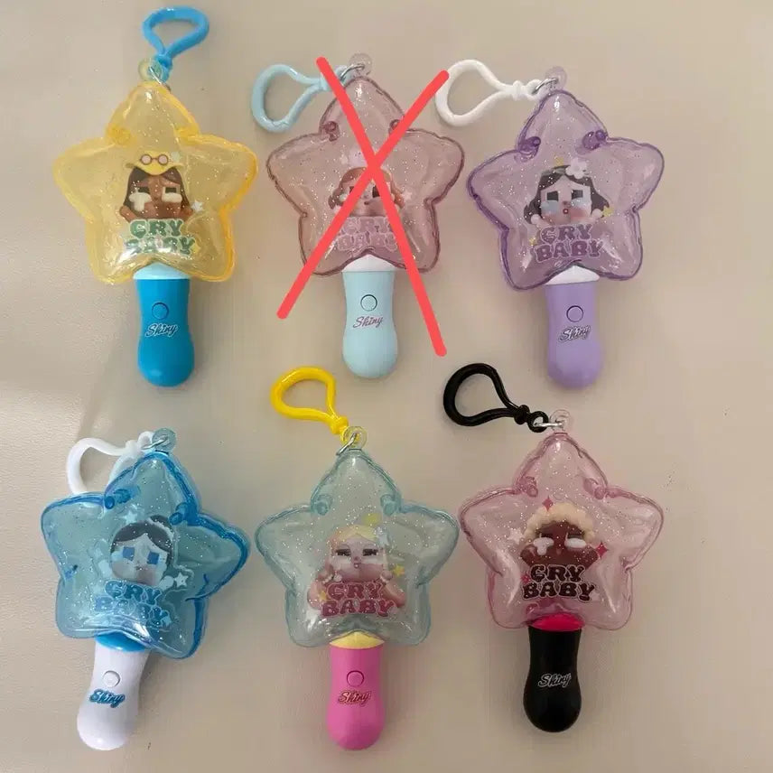 [BUNJANG] CryBaby SHINY SHINY Series Luminous Keyring / 크라이베이비 SHINY SHINY 시리즈 루미너스 키링