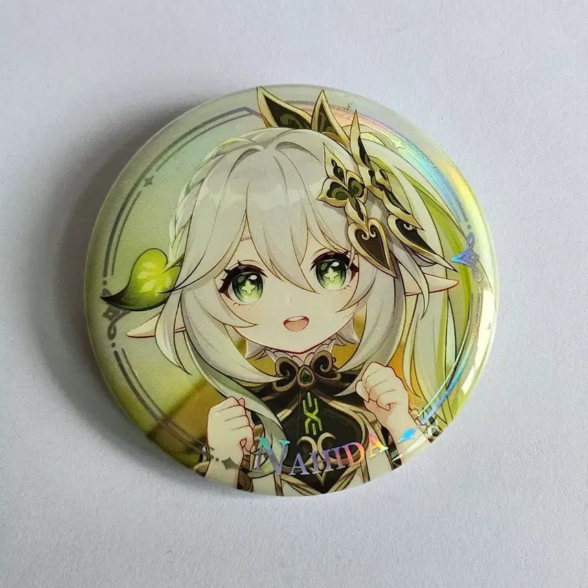 [BUNJANG] Genshin Impact Kusanali Similar Corotta + Can Badge Bundle Set / 원신 나히다 유사 코롯타 + 캔뱃지 (일괄)