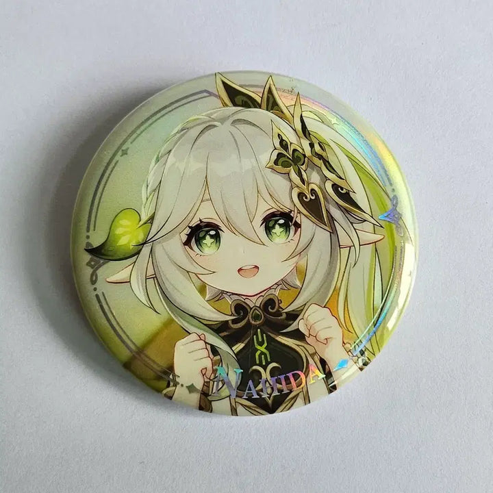 [BUNJANG] Genshin Impact Kusanali Similar Corotta + Can Badge Bundle Set / 원신 나히다 유사 코롯타 + 캔뱃지 (일괄)