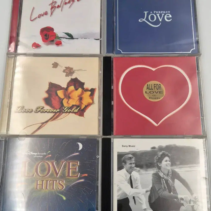 [BUNJANG] Various Artists Love Ballads Pop Songs CD Bundle (6 Discs) / 러브 발라드 팝송 CD 6장 묶음 셀린디온 보이존 휘트니휴스턴