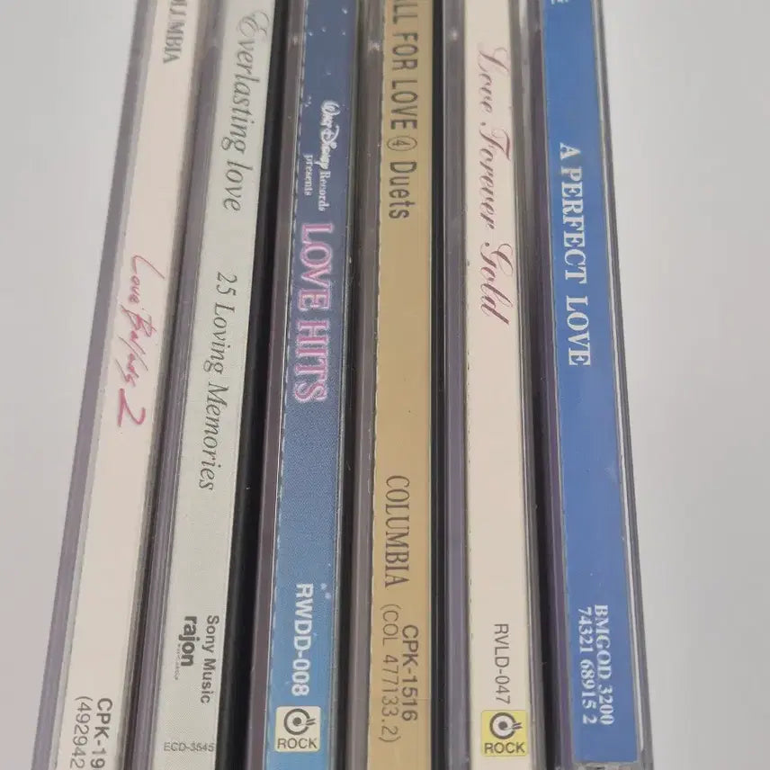 [BUNJANG] Various Artists Love Ballads Pop Songs CD Bundle (6 Discs) / 러브 발라드 팝송 CD 6장 묶음 셀린디온 보이존 휘트니휴스턴