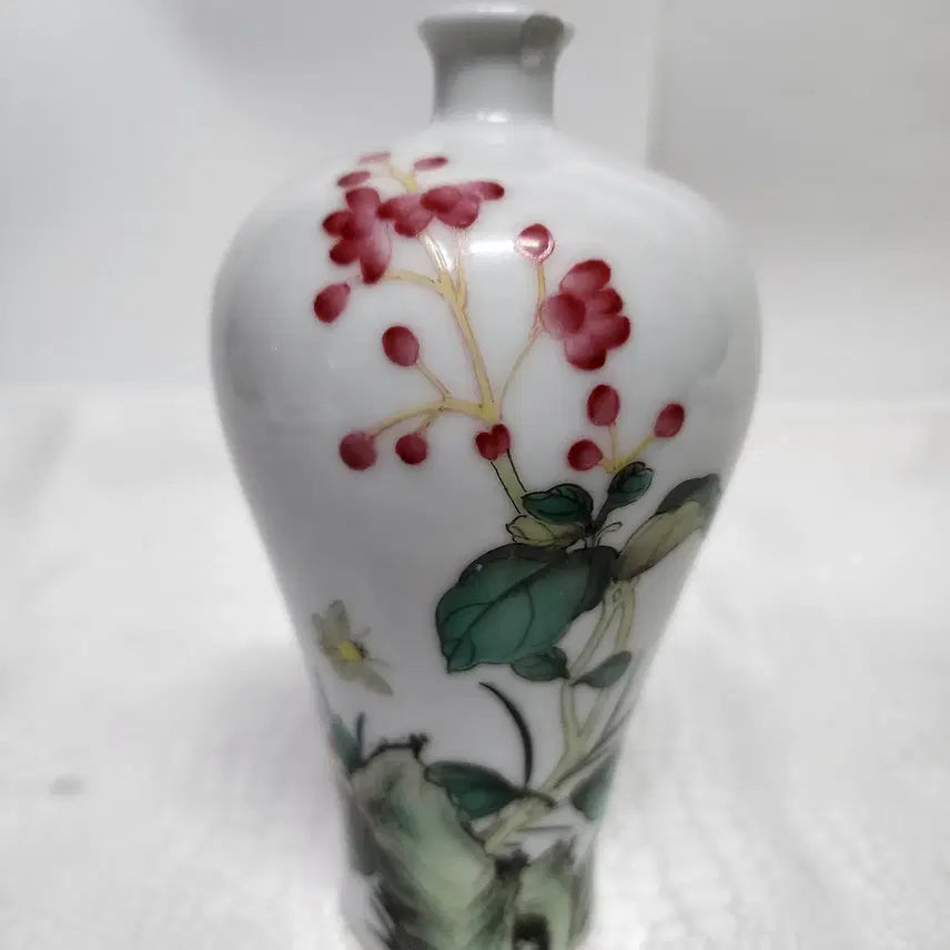 [BUNJANG] Chinese Ceramic Cherry Vase / 중국도자기 채색 앵두매병
