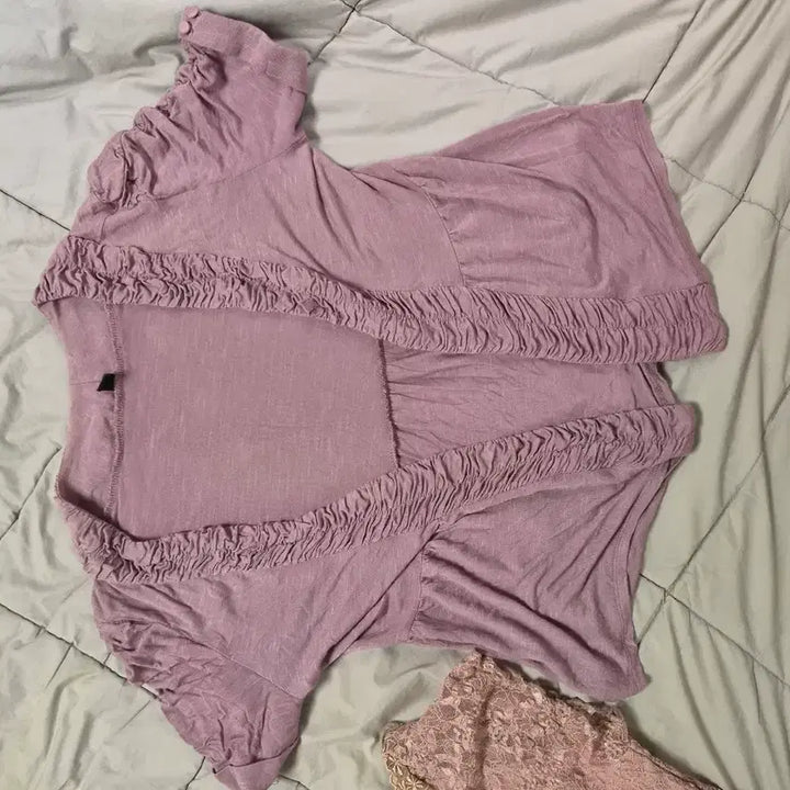[BUNJANG] Vintage Lavender Fairy Mori Girl Cardigan Set / (대대장 세트) 빈티지 멀멀 라벤더 페어리 모리걸 가디건