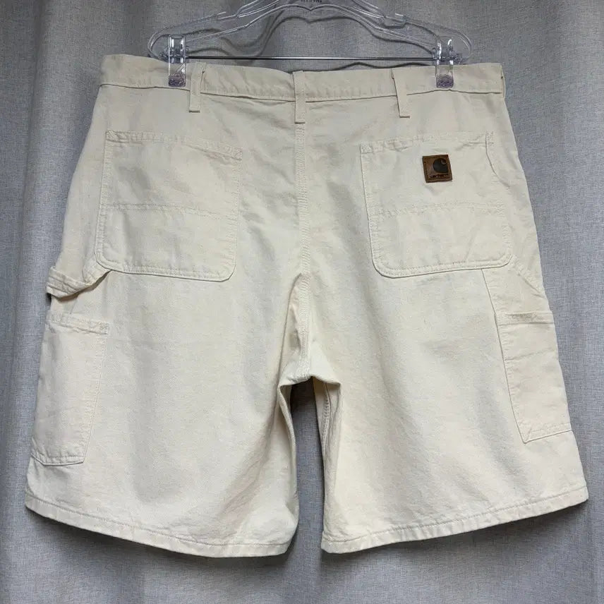 [BUNJANG] Carhartt B30 Natural Canvas Shorts W38 / 칼하트 B30 NAT 내추럴 캔버스 쇼츠 W38