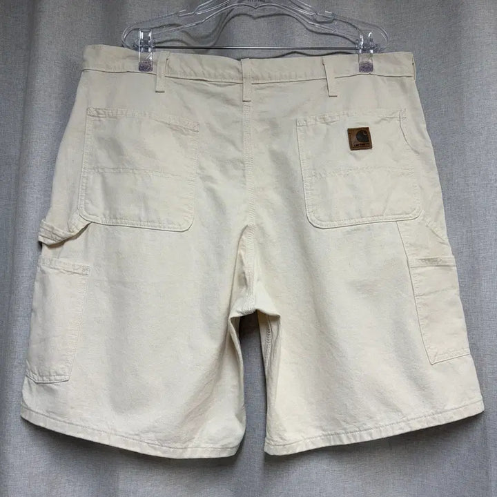 [BUNJANG] Carhartt B30 Natural Canvas Shorts W38 / 칼하트 B30 NAT 내추럴 캔버스 쇼츠 W38