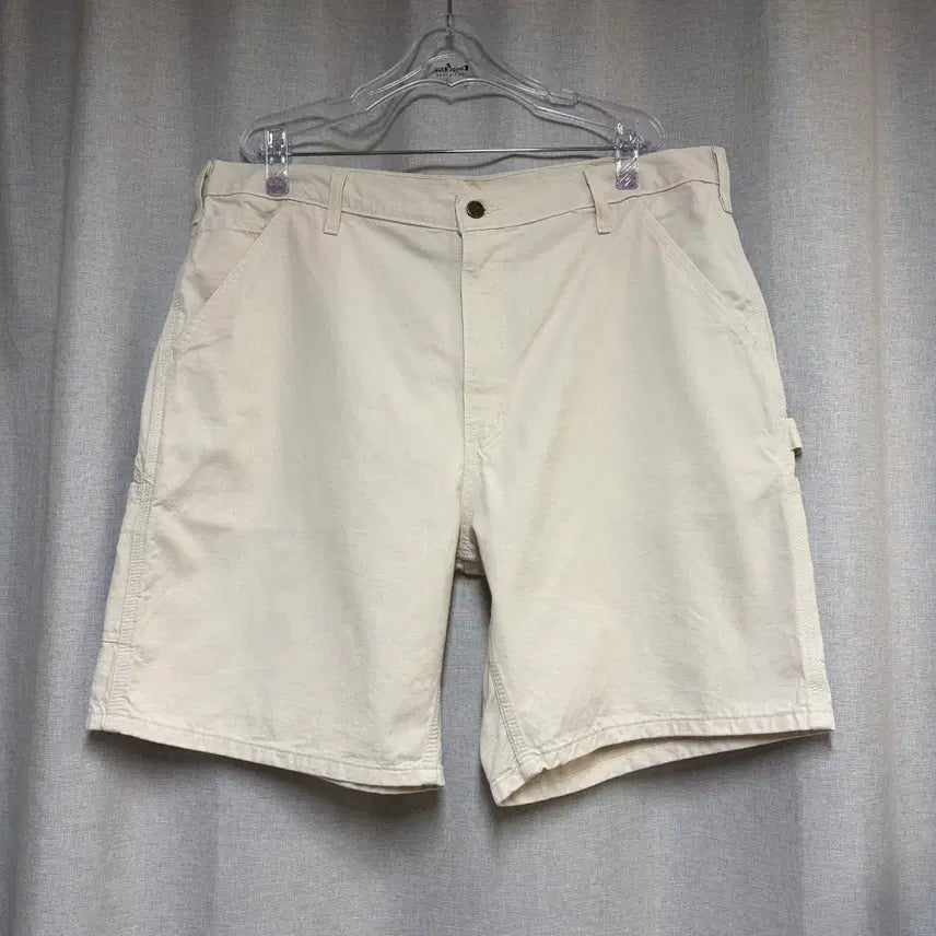 [BUNJANG] Carhartt B30 Natural Canvas Shorts W38 / 칼하트 B30 NAT 내추럴 캔버스 쇼츠 W38