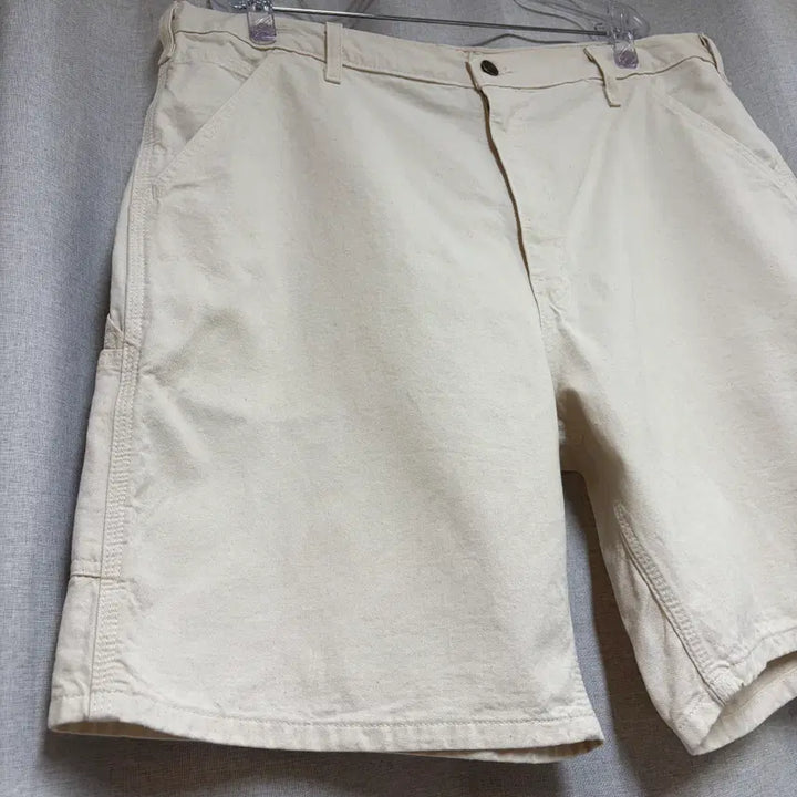 [BUNJANG] Carhartt B30 Natural Canvas Shorts W38 / 칼하트 B30 NAT 내추럴 캔버스 쇼츠 W38