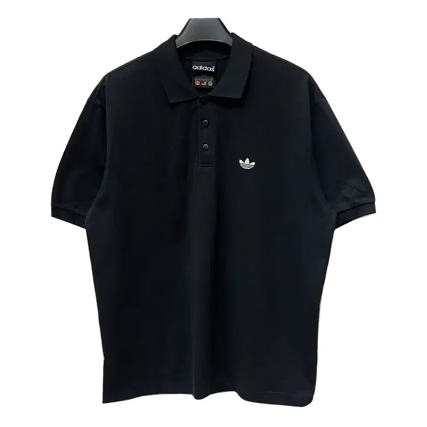 [BUNJANG] Adidas 90s Polo Collar Short Sleeve T-Shirt L / 90s 아디다스 폴로 카라 반팔티 L