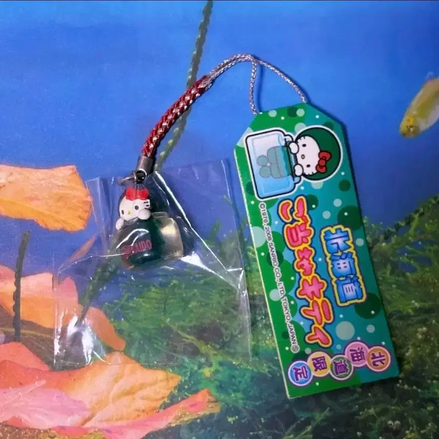[BUNJANG] Sanrio Marimo Kitty Strap Vintage 2008 / 마리모 키티스트랩 마리모 어항 금붕어 키티 킽스 고전 빈티지 키티