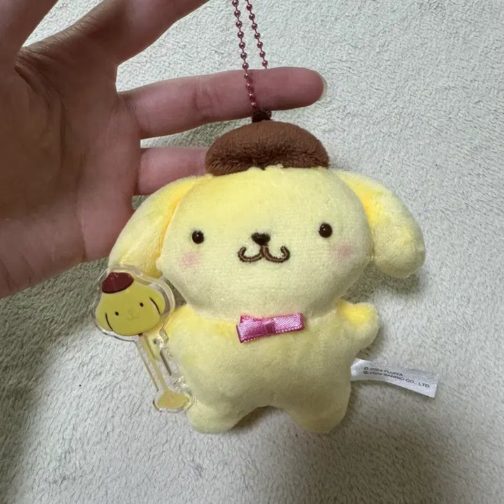 [BUNJANG] Pompompurin Candy Plush Keychain / 폼폼푸린 사탕 들고 있는 인형 키링 판매중