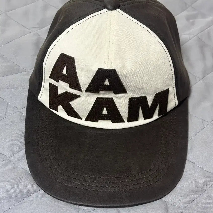 [BUNJANG] Arkham Leather Patch Ball Cap (Brown) / 아캄 모자 브라운