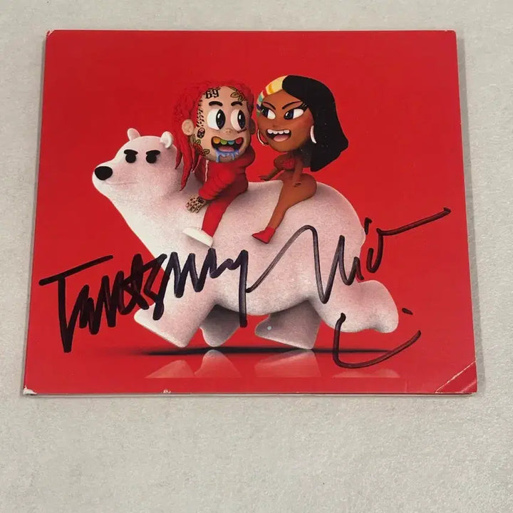 [BUNJANG] Nicki Minaj &amp; 6ix9ine Trollz Autographed CD / 니키미나즈 식스나인 사인CD