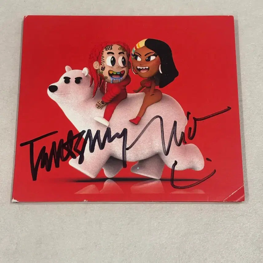 [BUNJANG] Nicki Minaj &amp; 6ix9ine Trollz Autographed CD / 니키미나즈 식스나인 사인CD