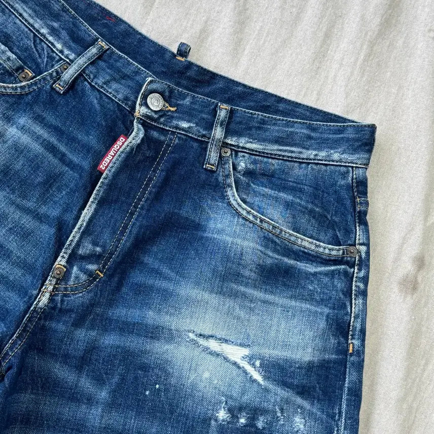 [BUNJANG] Dsquared2 Regular Damage Shorts / 디스퀘어드2 레귤러 데미지 반바지 48