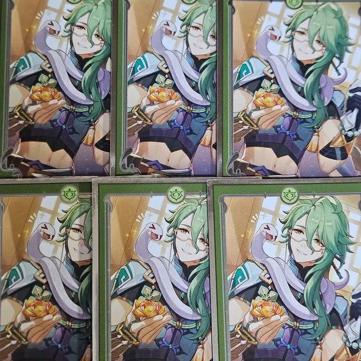 [BUNJANG] Genshin Impact Hoyoland 2025 Baizhu Fortune Cards Bundle Set / (일괄) 원신 호요랜드 2025 백출 점괘 카드