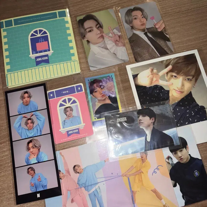 [BUNJANG] Jungkook 8th Anniversary Festa Photocard Bundle Set / (덤 폭탄 진짜.) 정국 8주년 페스타 포카들 일괄양도