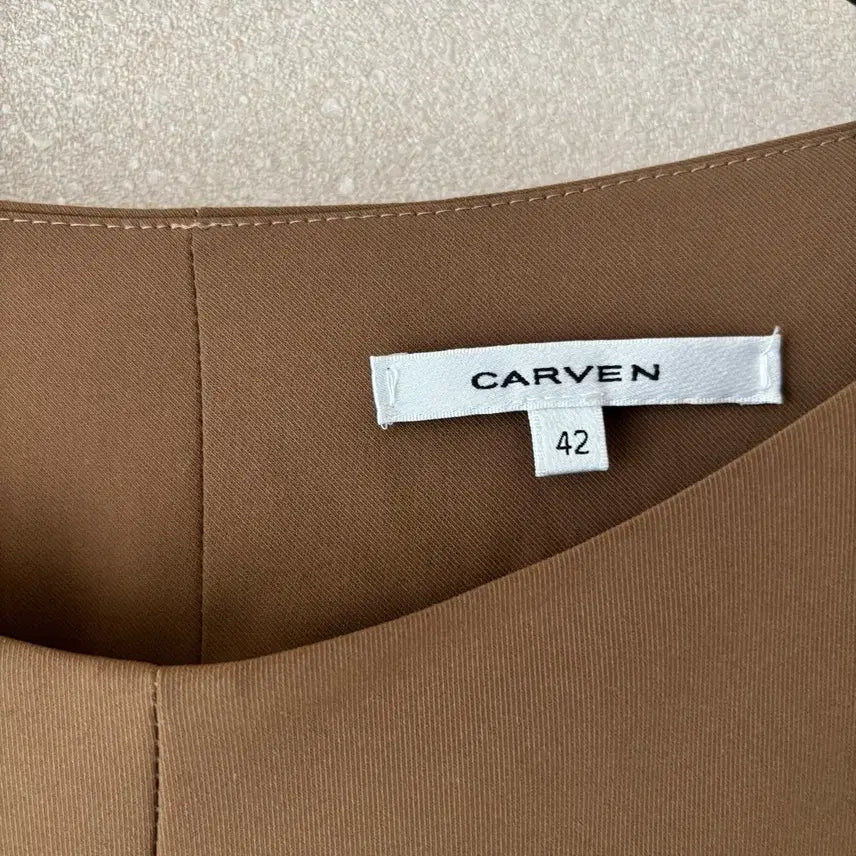 [BUNJANG] Authentic Carven Twisted Detail Midi Dress Size 42 / [정품] Carven 까르뱅 트위스트 원피스 42 사이즈