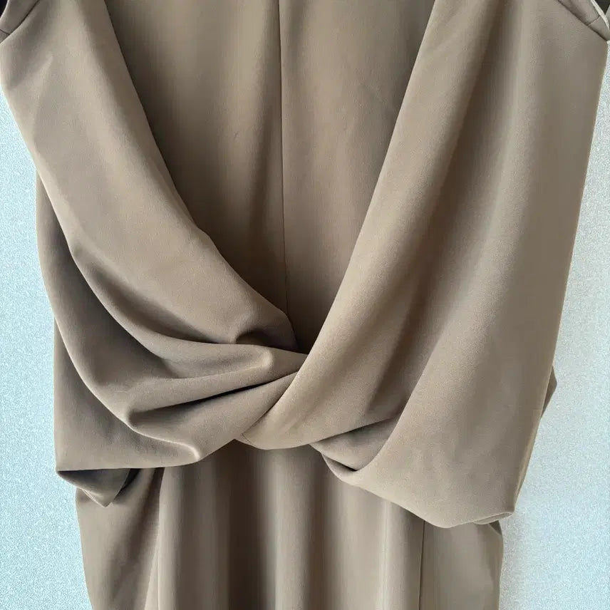 [BUNJANG] Authentic Carven Twisted Detail Midi Dress Size 42 / [정품] Carven 까르뱅 트위스트 원피스 42 사이즈