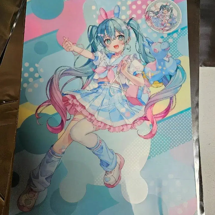 [BUNJANG] Taito Kuji Hatsune Miku Rody Ichiban Kuji Prize K Clear File + Sticker Set / K상) 타이토 쿠지 하츠네 미쿠 RODY 이치방쿠지 제일복권