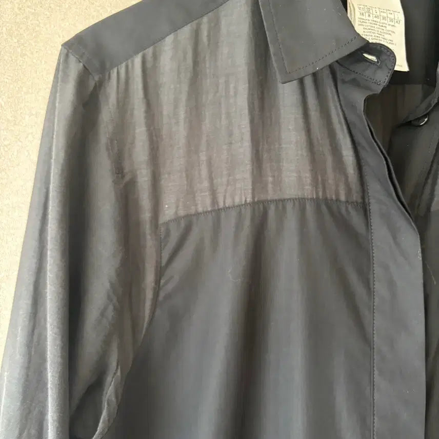 [BUNJANG] Max Mara Black Shirt Dress US 8 / [정품] MaxMara 막스마라 블랙 셔츠 원피스 US8