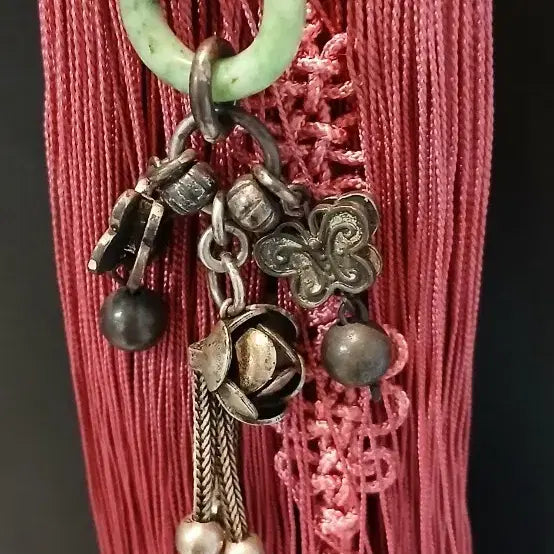 [BUNJANG] Silver and Jade Tassel Ornament / 은노리개