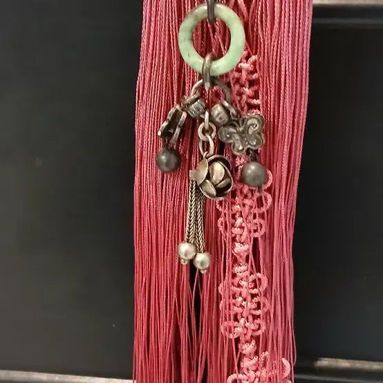 [BUNJANG] Silver and Jade Tassel Ornament / 은노리개