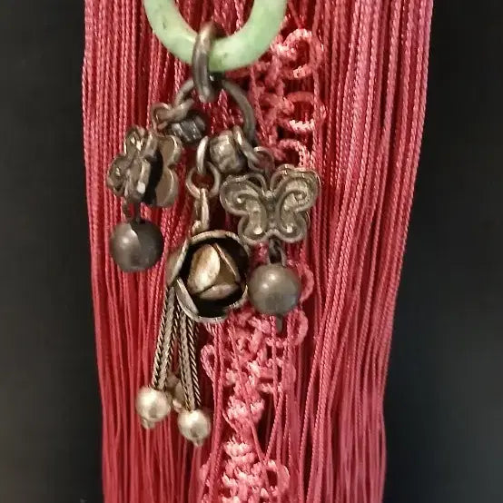 [BUNJANG] Silver and Jade Tassel Ornament / 은노리개