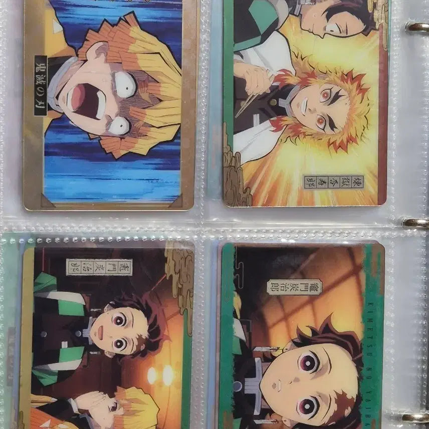 [BUNJANG] Demon Slayer: Mugen Train Metal Card Full Set (28 Types) with Quote Posters &amp; Acrylic Stand/Ticket Keychain / 귀멸의 칼날 무한열차 메탈카드 전종 일괄 (28종), 명언포스터, 하위상