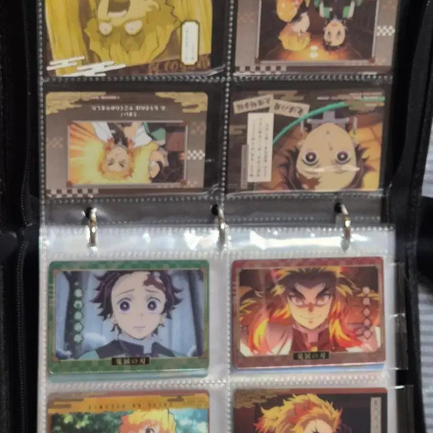 [BUNJANG] Demon Slayer: Mugen Train Metal Card Full Set (28 Types) with Quote Posters &amp; Acrylic Stand/Ticket Keychain / 귀멸의 칼날 무한열차 메탈카드 전종 일괄 (28종), 명언포스터, 하위상