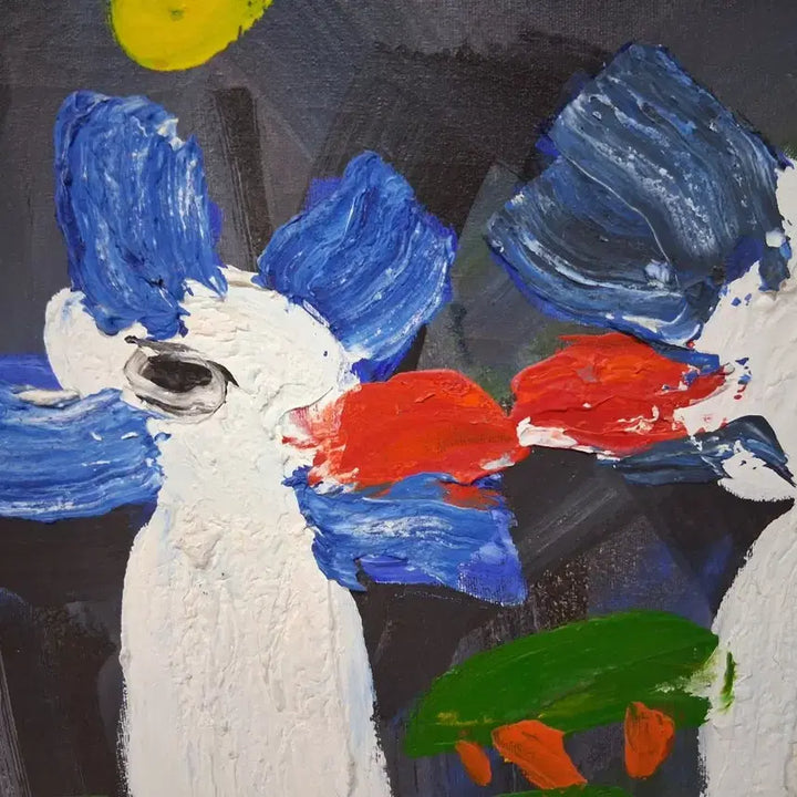 [BUNJANG] Artist Jung Gwang Oil Painting (Variant Size 10) / 유화그림 변형 10호 (중광그림)