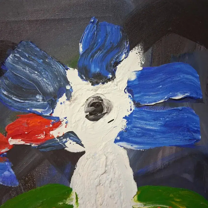 [BUNJANG] Artist Jung Gwang Oil Painting (Variant Size 10) / 유화그림 변형 10호 (중광그림)