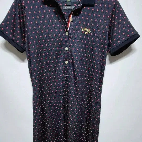 [BUNJANG] Callaway Golf Wear Navy Dot One-Piece Dress M / 캘러웨이 골프웨어 네이비 도트원피스 M