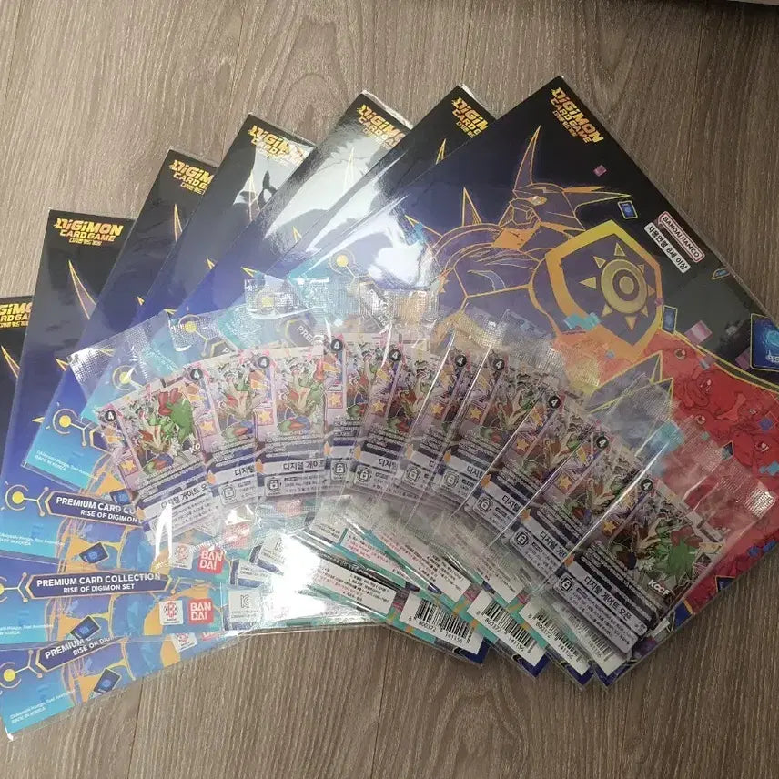 [BUNJANG] Digimon Card Game KCCF Premium Bandai Set + D-Geist Set with Protectors / 디지몬 카드 게임 kccf 프반셋+디게오 세트,프로텍터