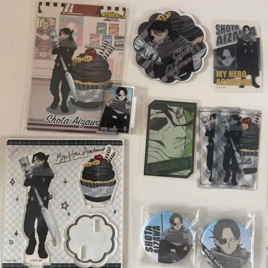 [BUNJANG] Shota Aizawa Vigilante My Hero Academia Merchandise Bundle Set / 아이자와 쇼타 비질랜티 나히아 굿즈 일괄 판매