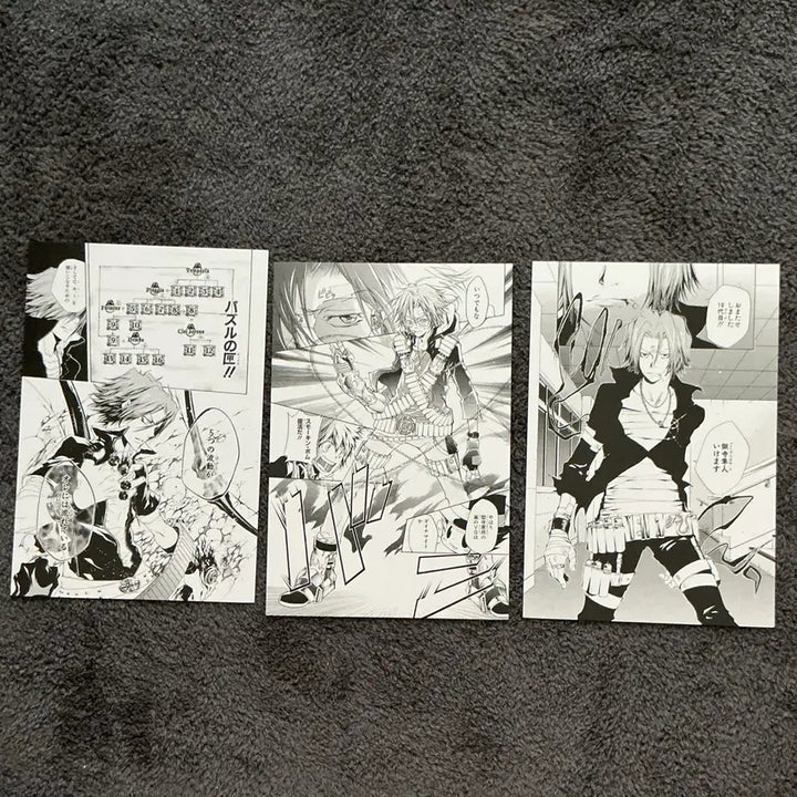 [BUNJANG] Katekyo Hitman Reborn! Hayato Gokudera Original Sketch Postcard / 고쿠데라 하야토 원화 엽서 리본 가히리 판매