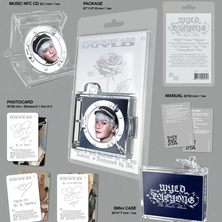 [BUNJANG] NCT Taeyong WYLD SMini Version Album (Sealed) / 엔시티 태용 WYLD 와일드 스미니 smini 버전 앨범 미개봉