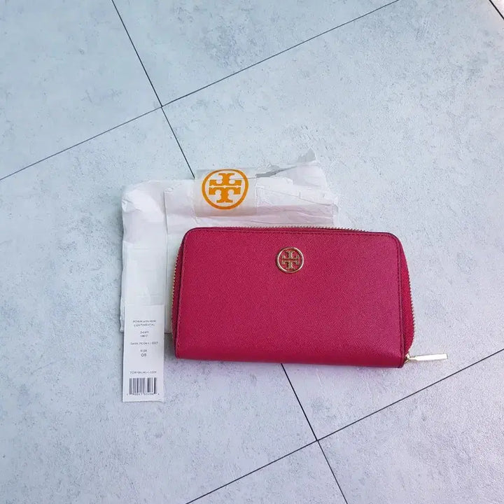 [BUNJANG] Tory Burch Robinson Medium Wallet Dark Peony / (정가25만) 새상품 정품 토리버치 로빈슨 중지갑