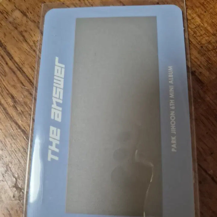 [BUNJANG] Park Ji Hoon Album Photocard / 박지훈 앨범 포카