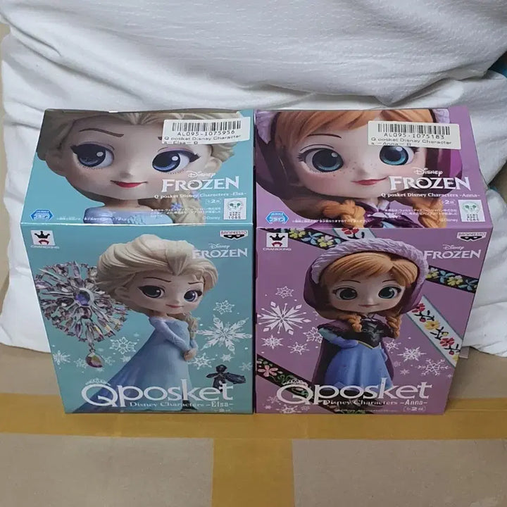 [BUNJANG] Q Posket Disney Frozen Elsa &amp; Anna (2+1 Set) &amp; Olaf Figure / [정품] 큐포스켓 디즈니 겨울왕국 (2+1종세트)