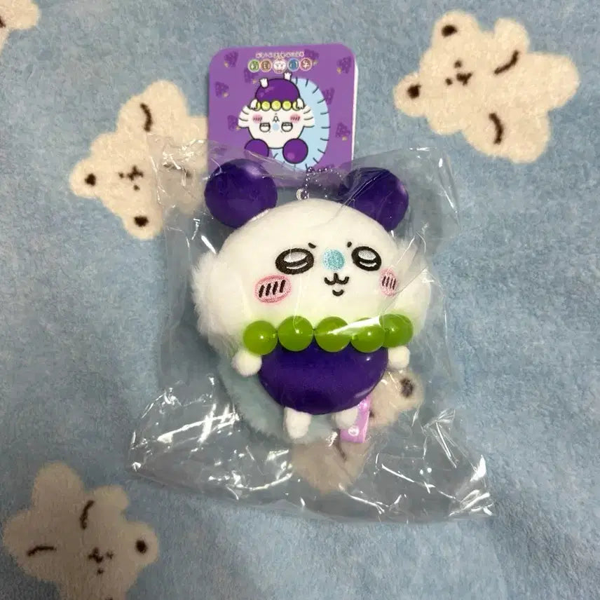 [BUNJANG] Chiikawa Pocket Fruit Mascot - Grape Momonga / 치이카와 포켓 과일 마스코트 포도 모몽가