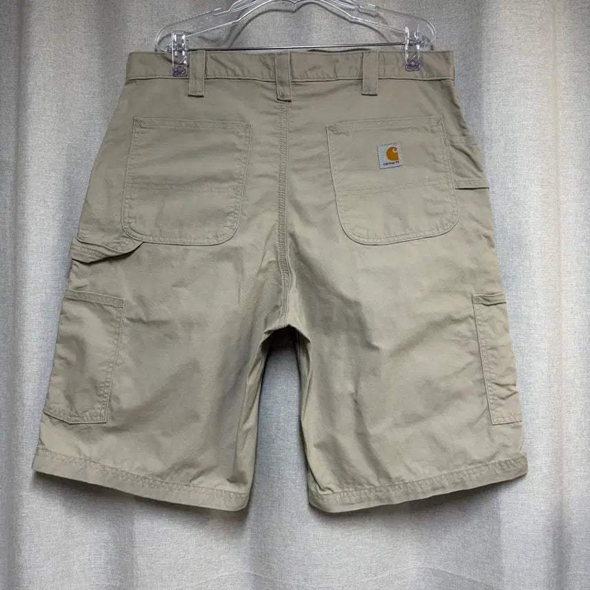 [BUNJANG] Carhartt B147 Original Fit Carpenter Shorts Beige W36 / 칼하트 B147 오리지널핏 카펜터 쇼츠 베이지 W36