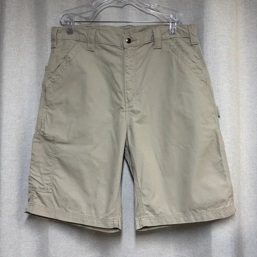 [BUNJANG] Carhartt B147 Original Fit Carpenter Shorts Beige W36 / 칼하트 B147 오리지널핏 카펜터 쇼츠 베이지 W36